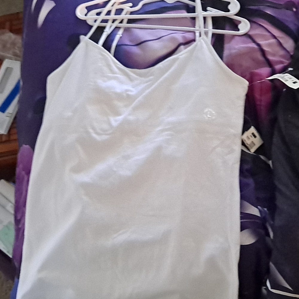 White tank tops